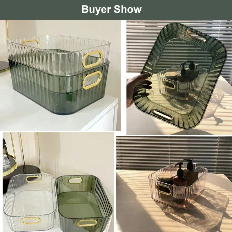 Akrylowe organizery do łazienki kuchni lub garderoby