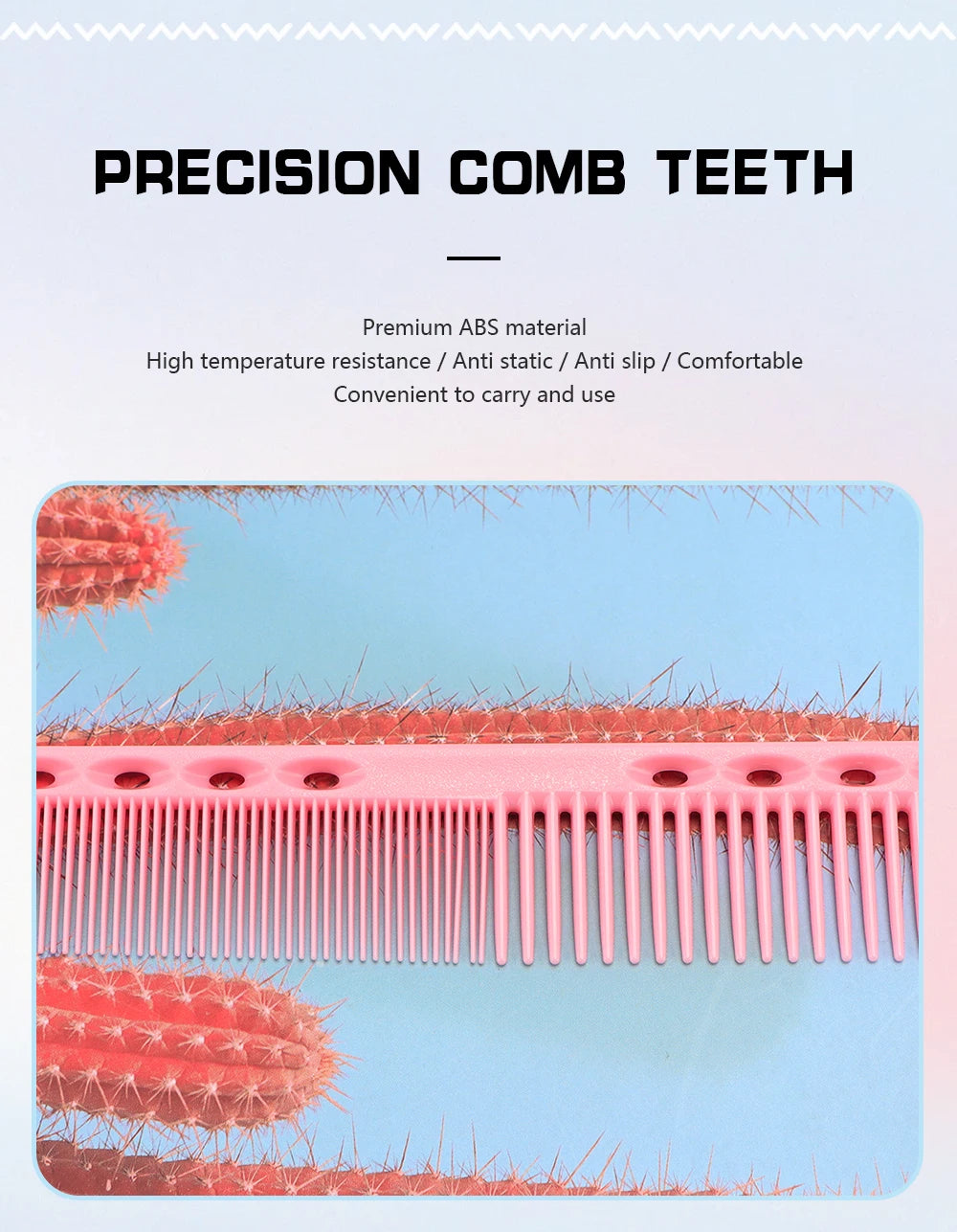 Profesjonalny grzebień barberski – Odporny na Ciepło
