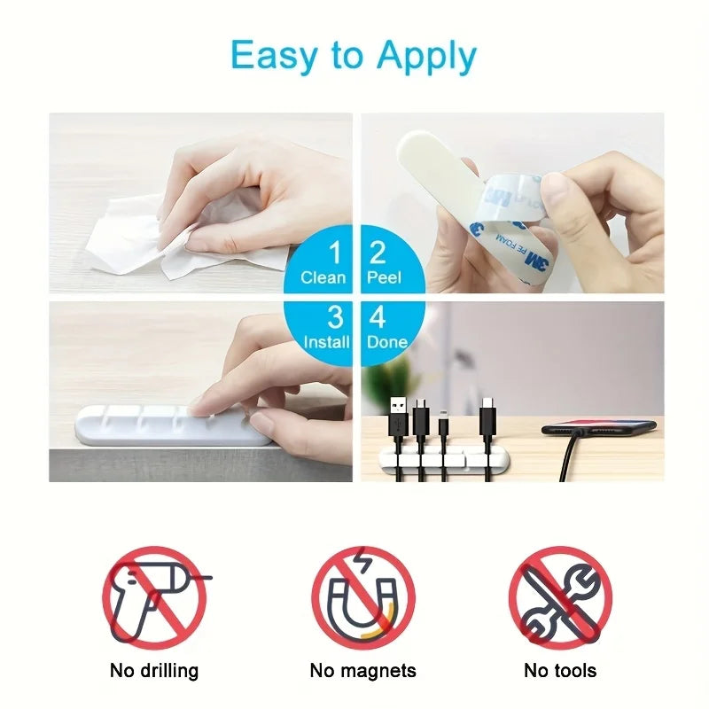 Organizer na kable na biurko