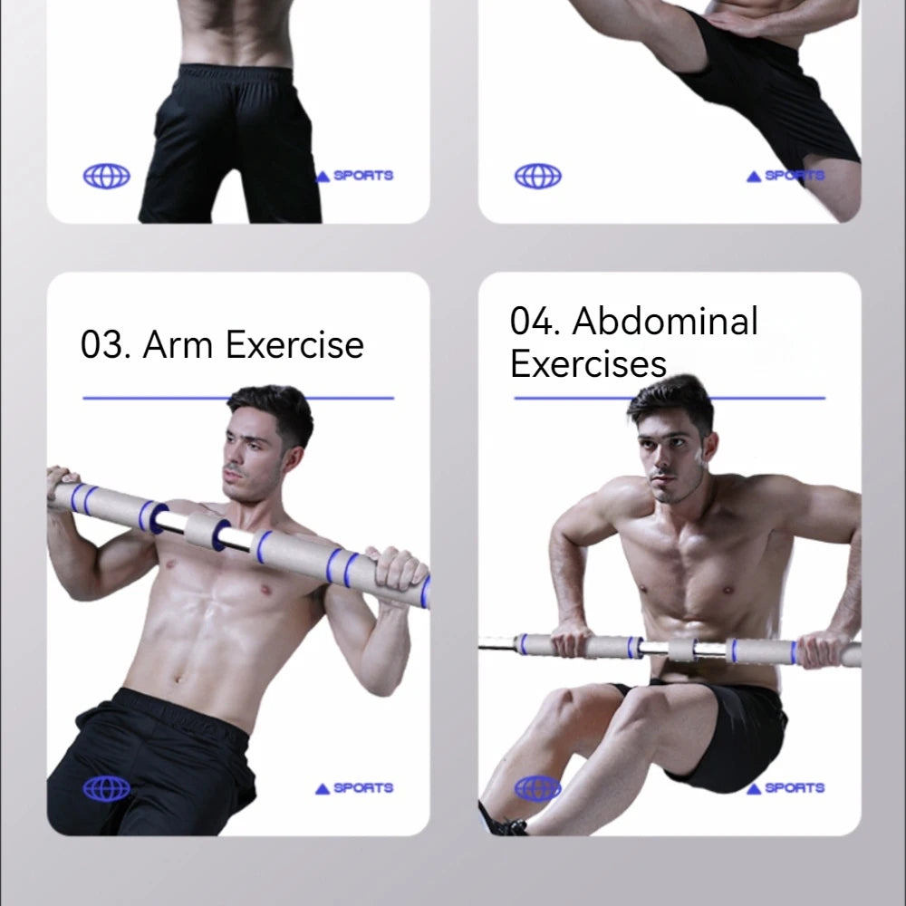 Drążek rozporowy do podciągania między framugi drzwiowe