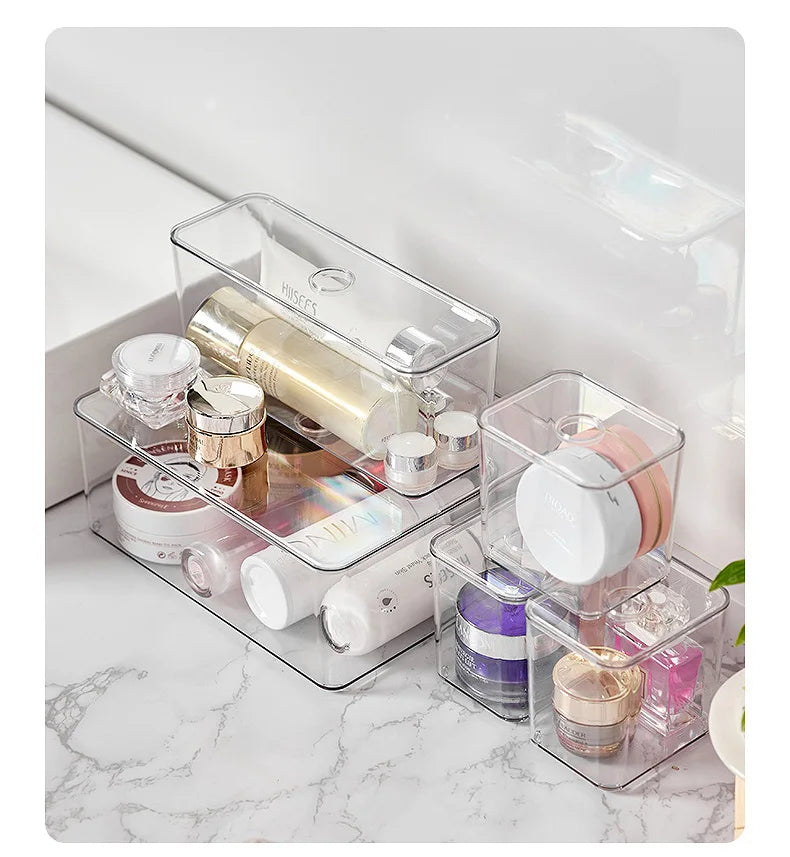 Przeźroczyste ogranizery do szaf i szuflad