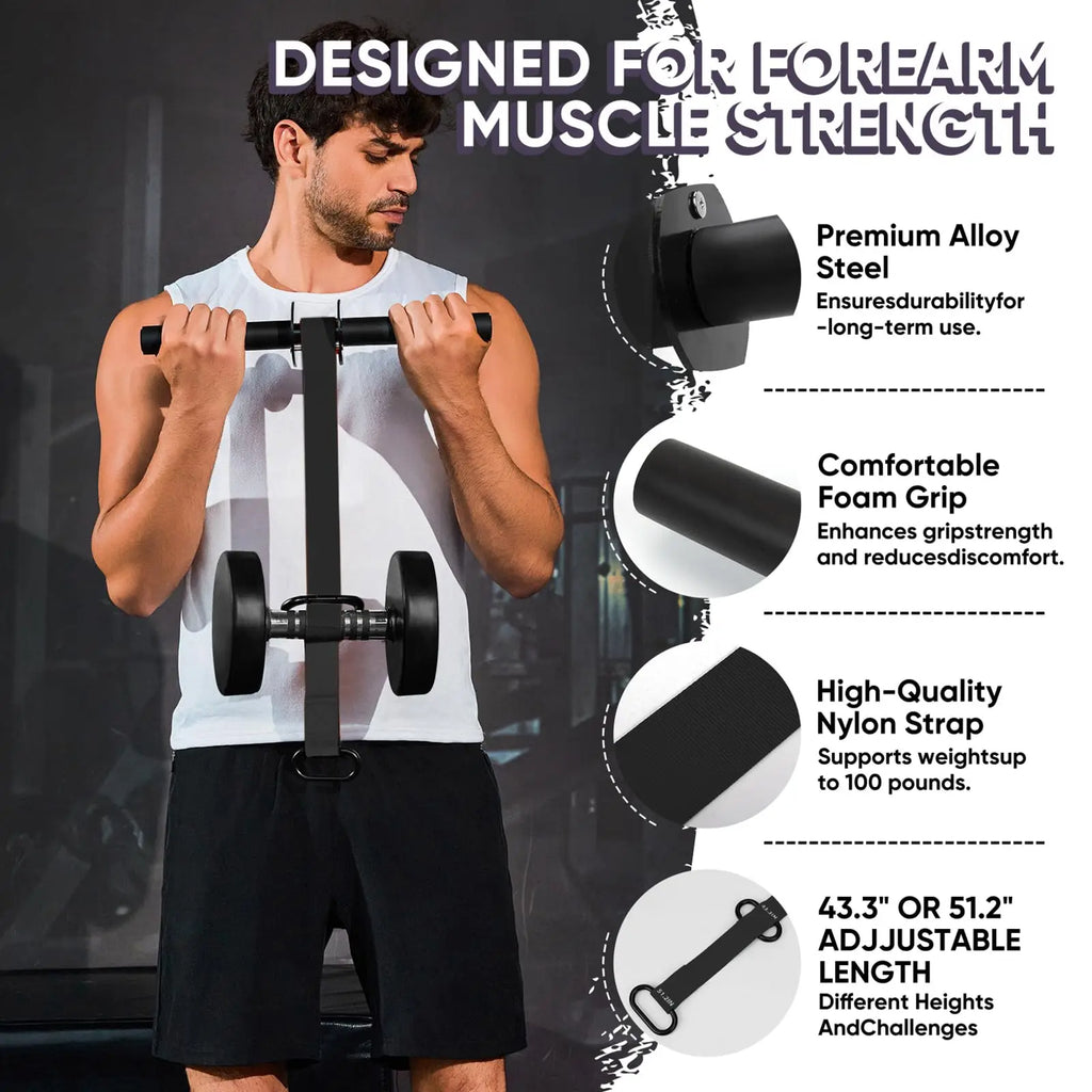 Rolki nadgarstka do ćwiczenia przedramion