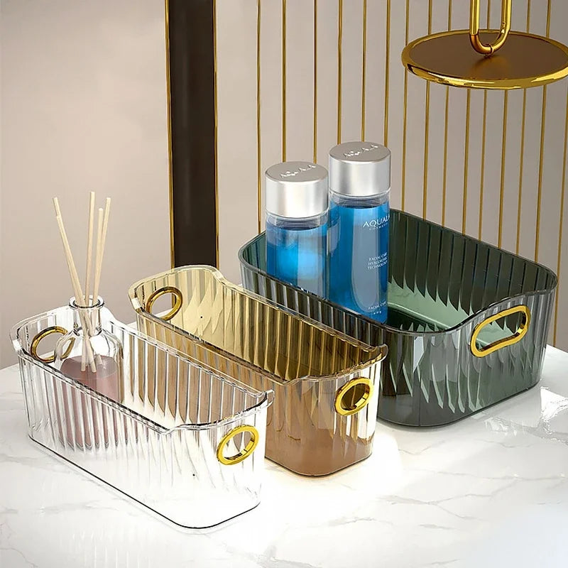 Akrylowe organizery do łazienki kuchni lub garderoby