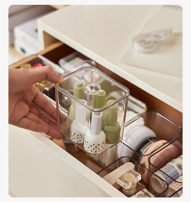 Przeźroczyste ogranizery do szaf i szuflad