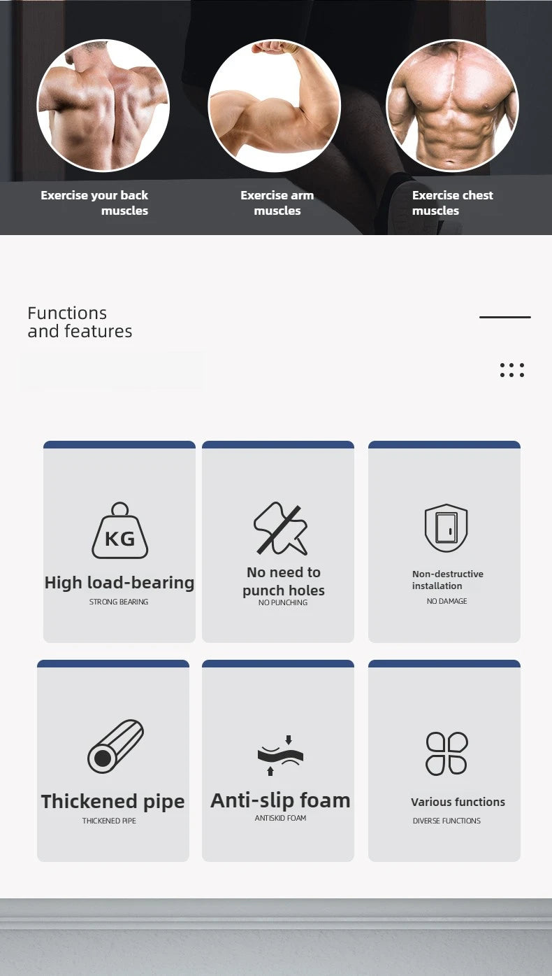 Wielozadaniowy drążek do podciągania