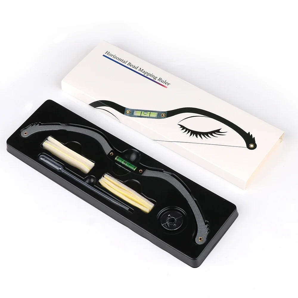 Zestaw do Wykreślania i Pomiaru Brwi – Perfekcyjny Łuk i Symetria