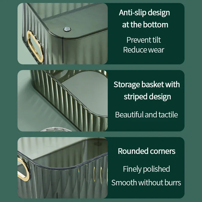 Akrylowe organizery do łazienki kuchni lub garderoby