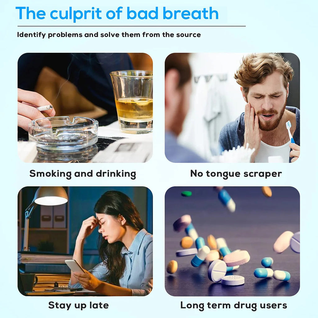 Tongue scraper - problem z nieświeżym oddechem