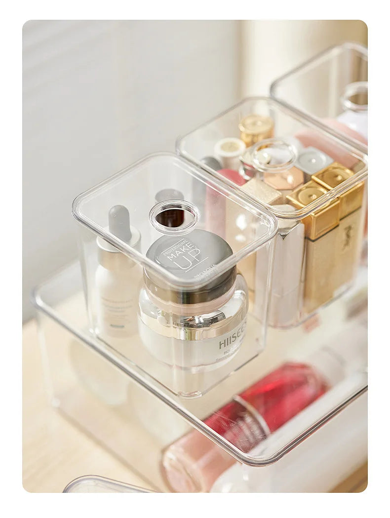 Przeźroczyste ogranizery do szaf i szuflad