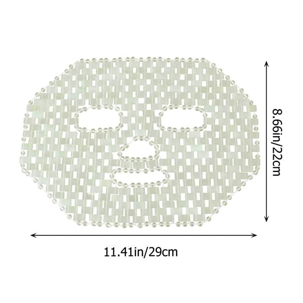 Naturalna Maska do Twarzy z Jadeitu – Przeciw Obrzękom i Zmarszczkom