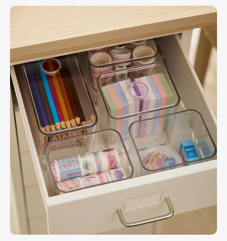 Przeźroczyste ogranizery do szaf i szuflad