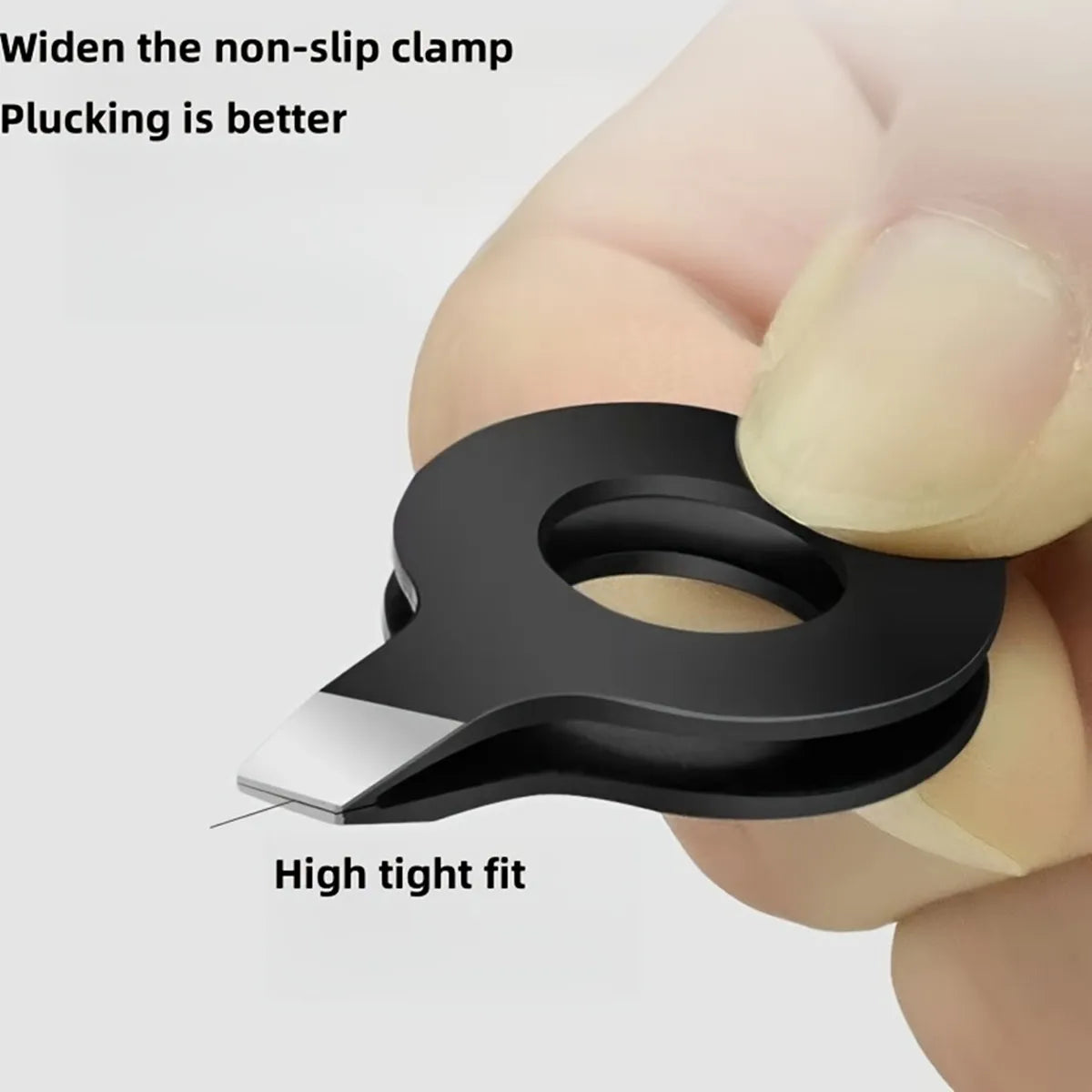 Precyzyjna pęseta do brwi, włosów na twarzy i włosków meszkowych