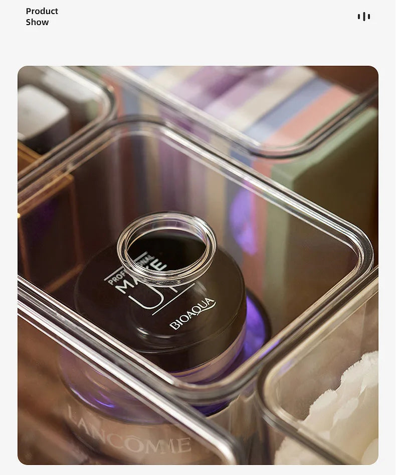 Przeźroczyste ogranizery do szaf i szuflad