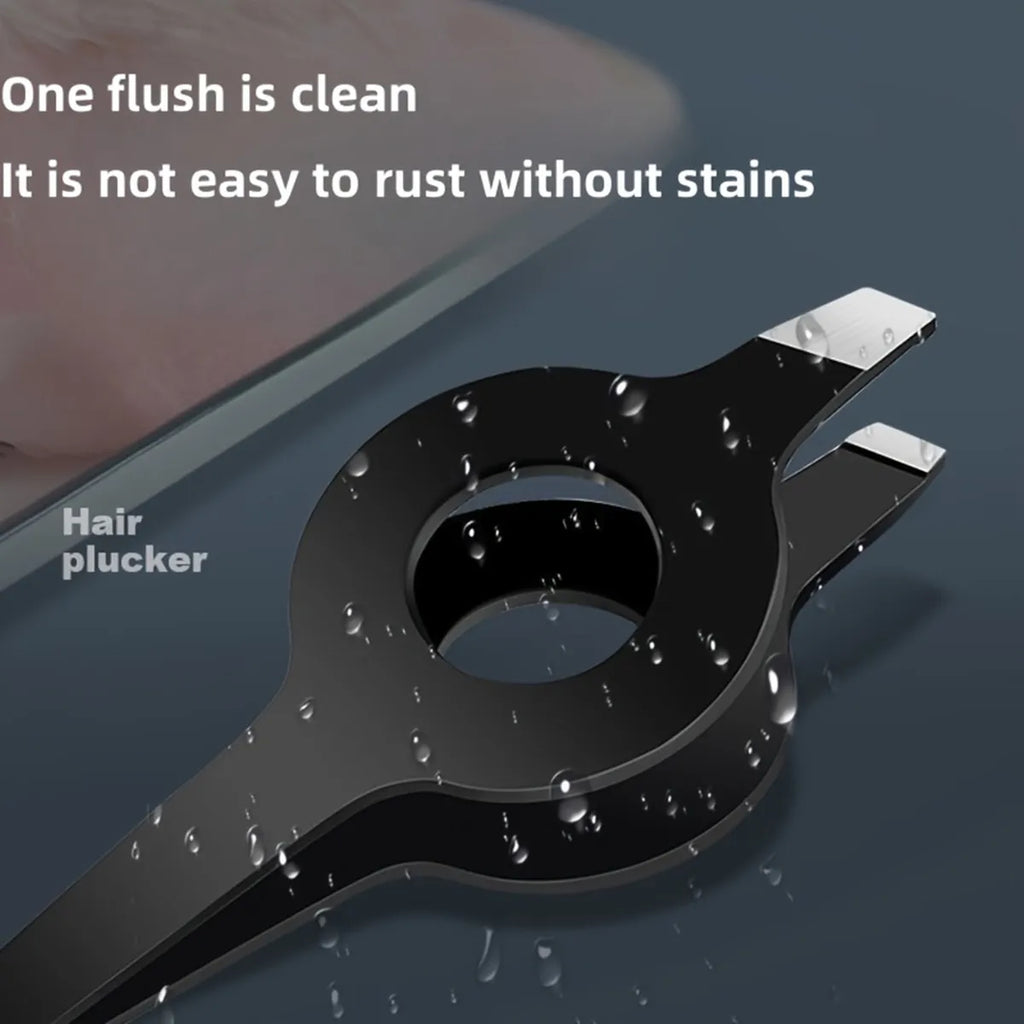 Precyzyjna pęseta do brwi, włosów na twarzy i włosków meszkowych